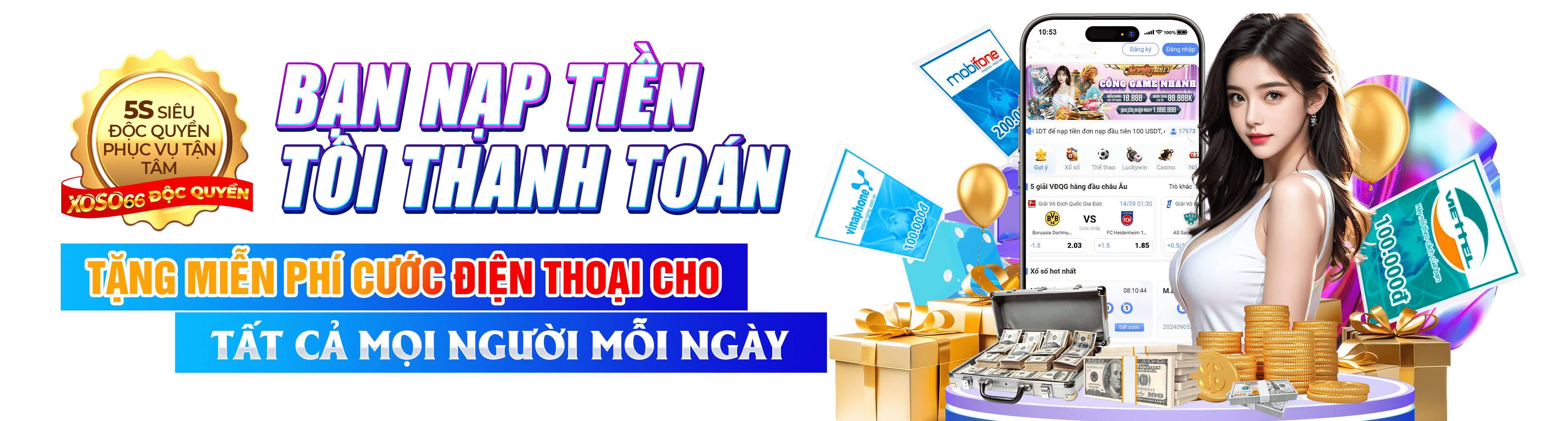 Hình ảnh quảng cáo của fb88hi hiển thị nền tảng và các lợi ích