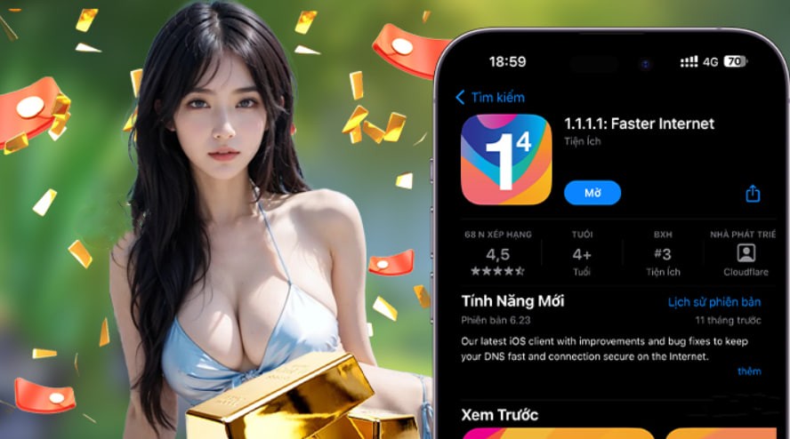 Hình ảnh quảng cáo của fb88hi hiển thị nền tảng và các lợi ích